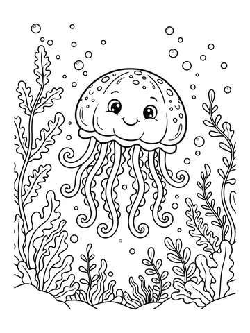 Fundo do Mar para colorir