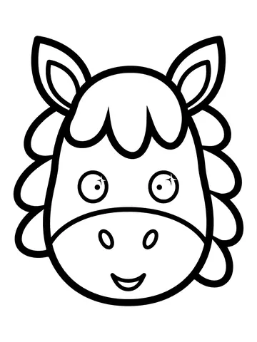 Cavalo para colorir