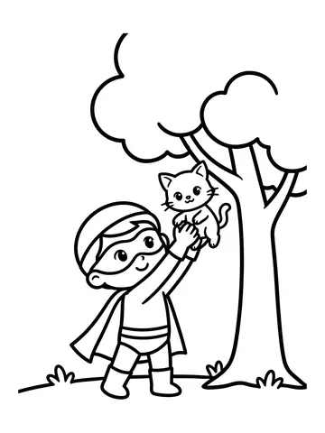 Super-heróis para colorir