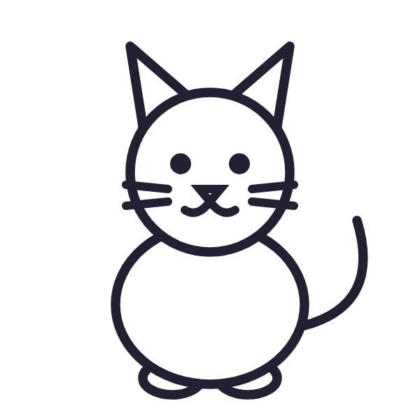 Como Desenhar um Gato Fácil (Passo a Passo)